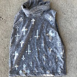 Turtle neck crop top